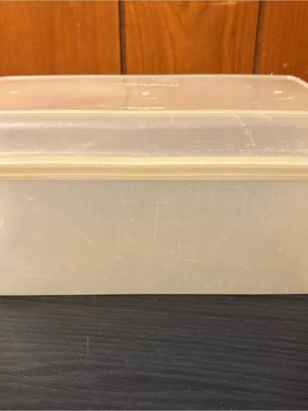 Tupperware Translucent Cream Food Storage Box
